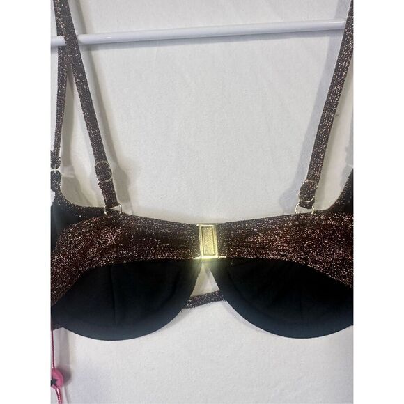 South Beach ASOS metallic bikini top, NWT, size 6 - Picture 7 of 7